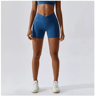 Cross Waist Quick Dry Sports Shorts