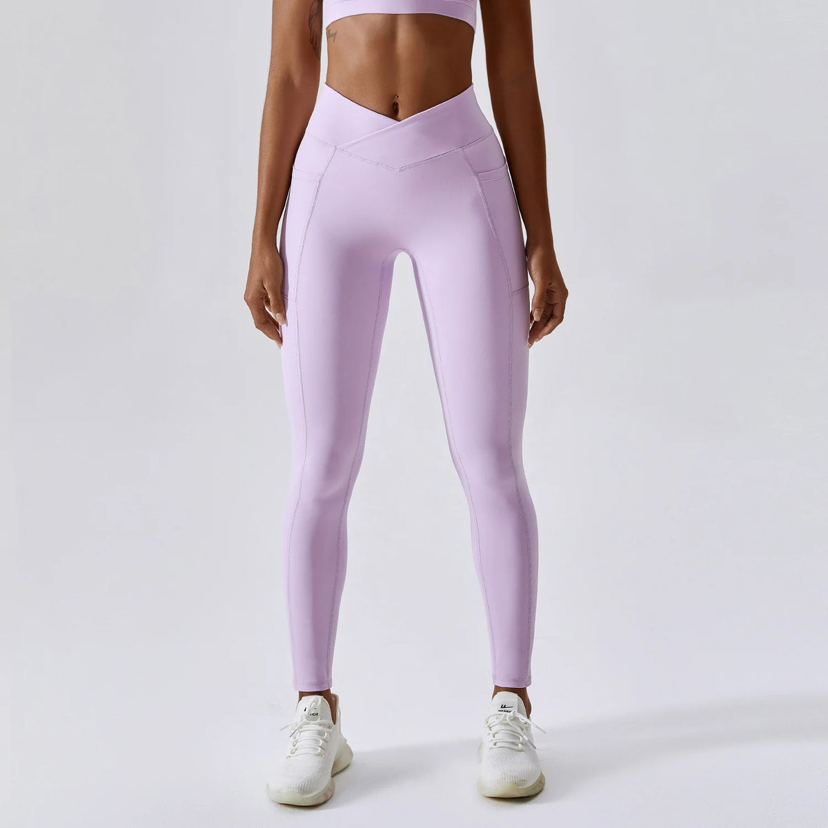 Sport Pants With Quick-drying Pocket And Crossed Waist
