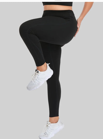 High Waist Sports Pants Three-Line Elastic Sports Pants with Hip Enhancement