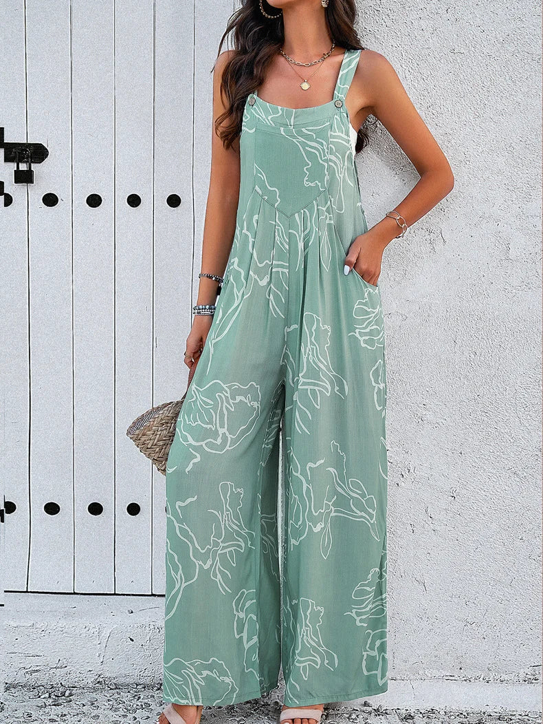 Women’s Elegant Printed Jumpsuit