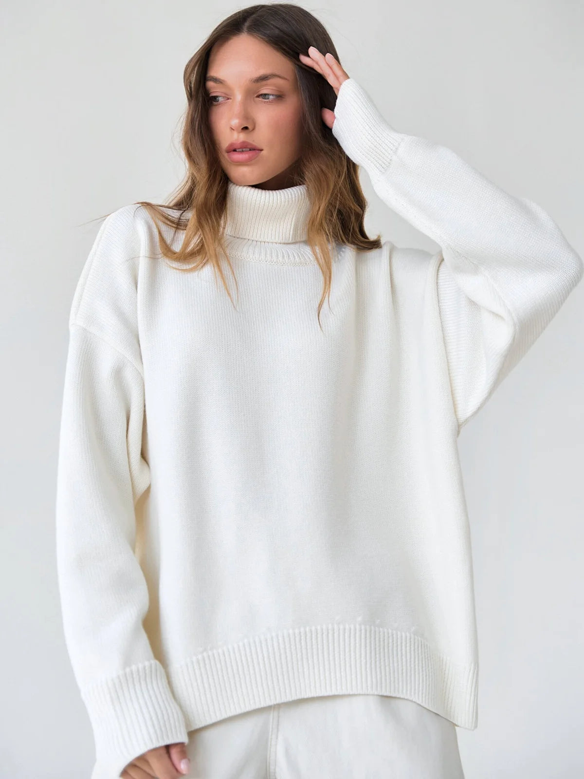 Overside High Neck Sweater