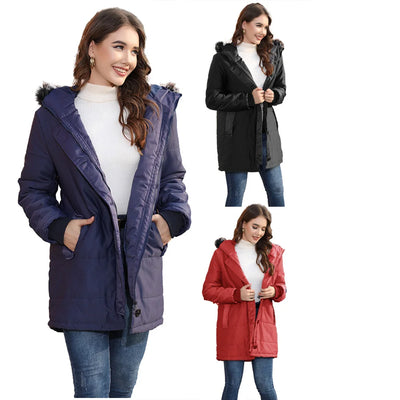 Hooded Warm Slim Down Padded Jacket