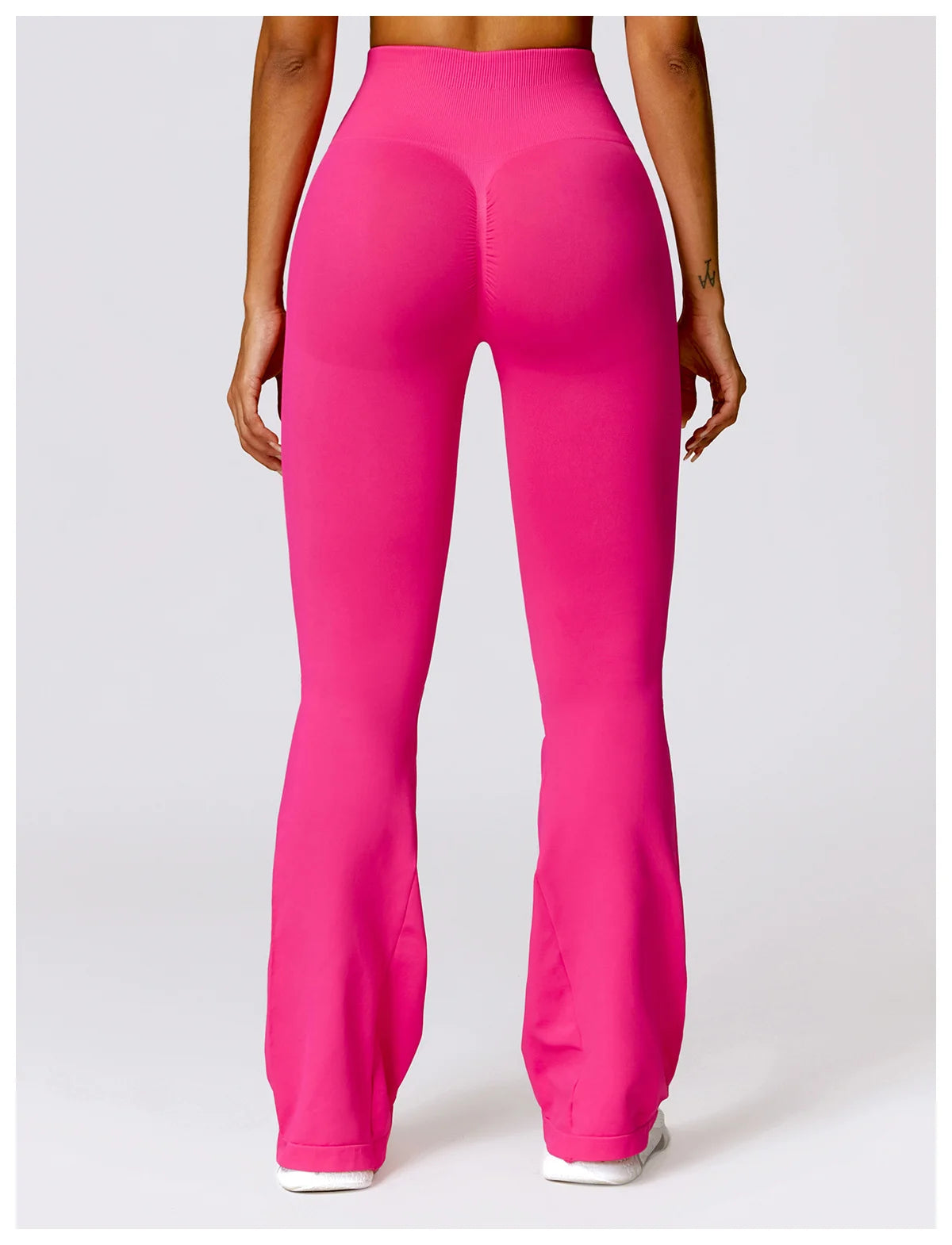 Tight Sport Pants With Wide Leg And Seamless