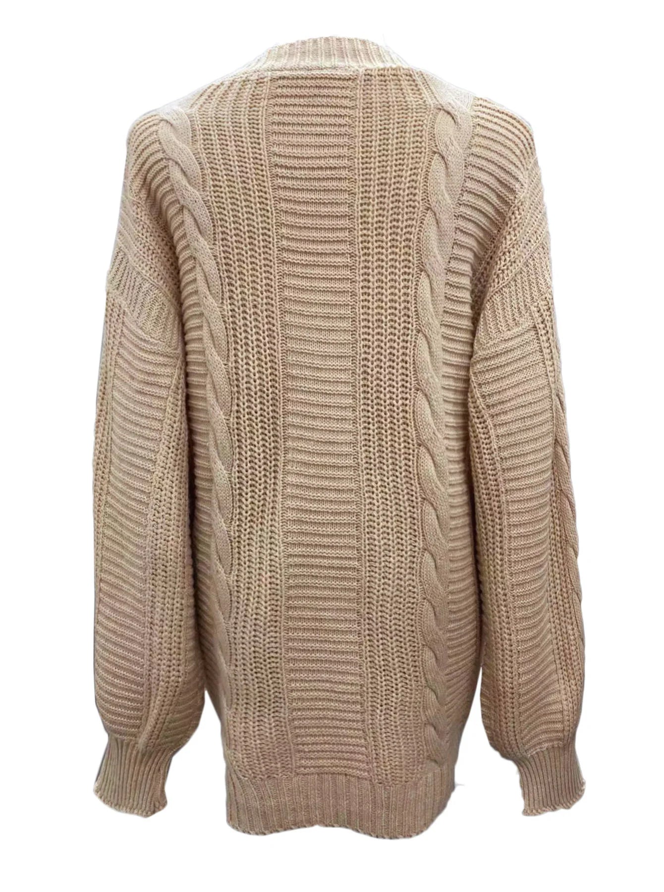 Jacquard Button Knitted Sweater Cardigan Jacket