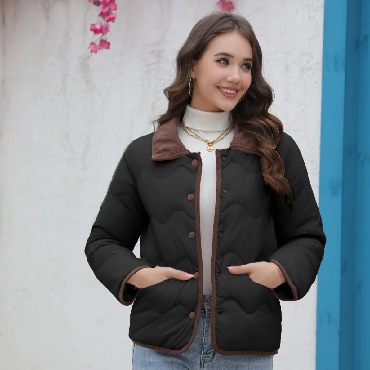 Cotton Jacket Fashion Women’s Small Fragrance Jacket