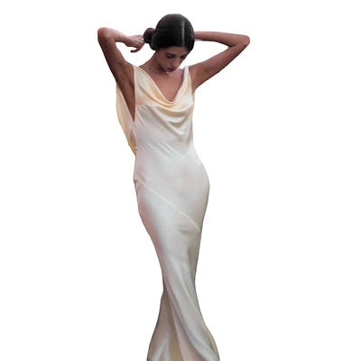 Sexy Backless Hip Wrapped Dress