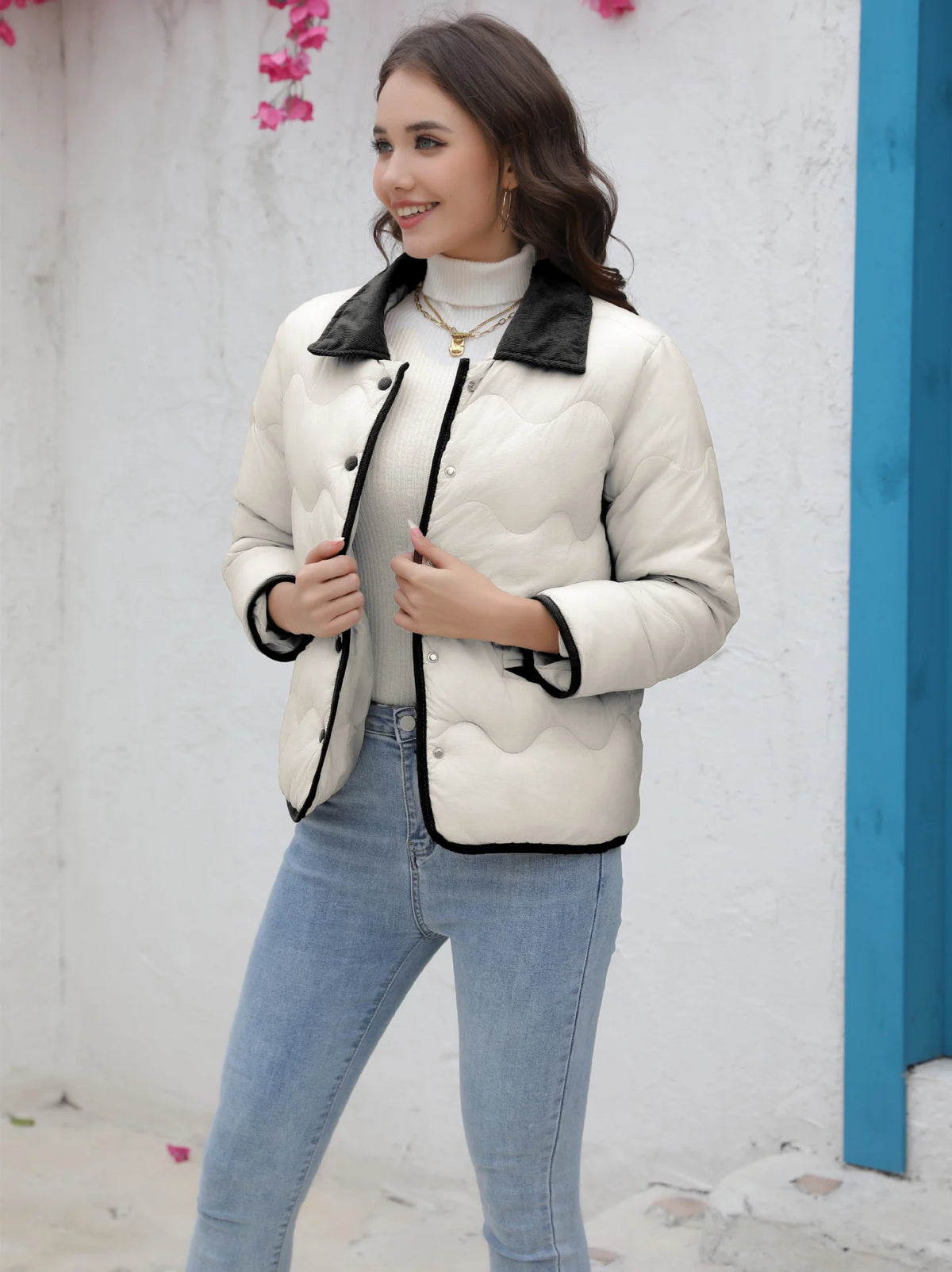 Cotton Jacket Fashion Women’s Small Fragrance Jacket