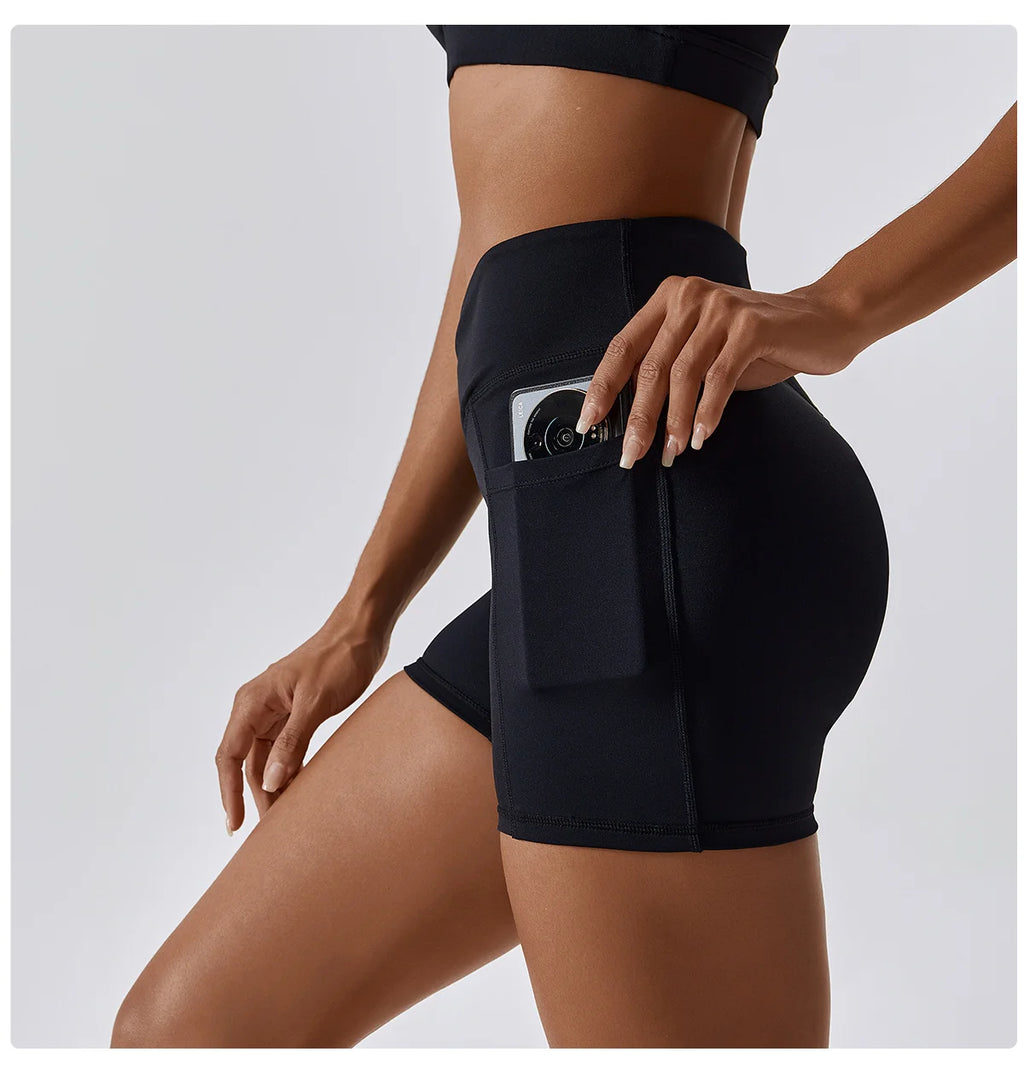 Cross Waist Quick Dry Sports Shorts