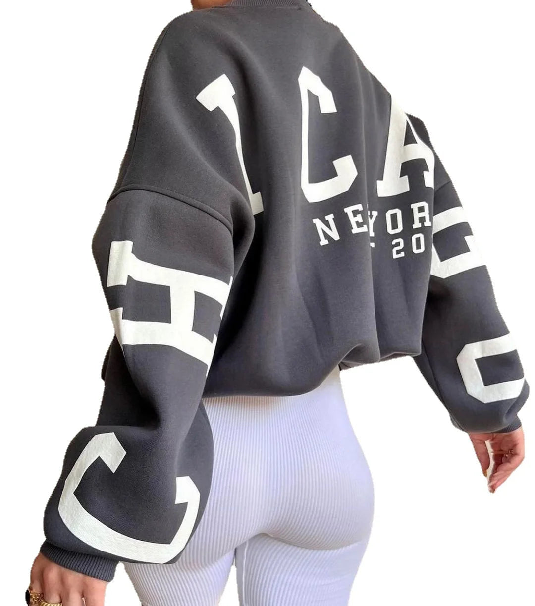 Solid Color Long Sleeve Sweater