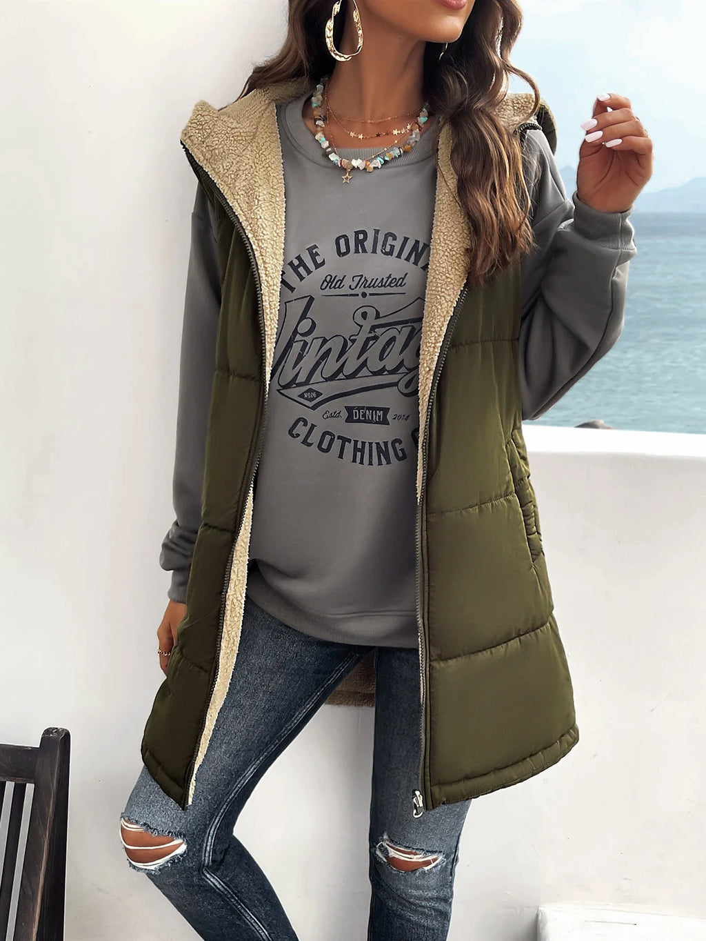 Hooded Cotton Jacket