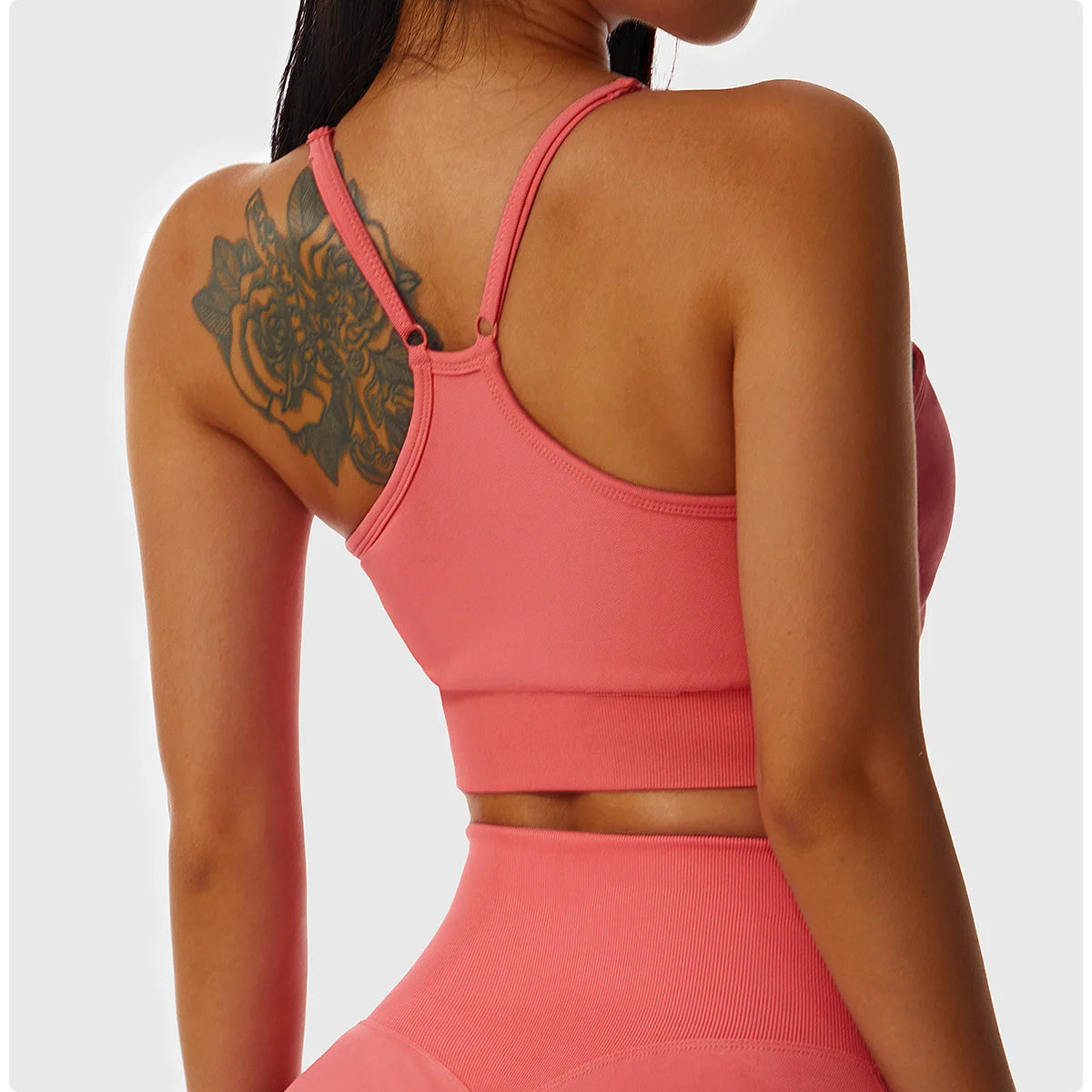 Fitted Crop Top With Thin Straps