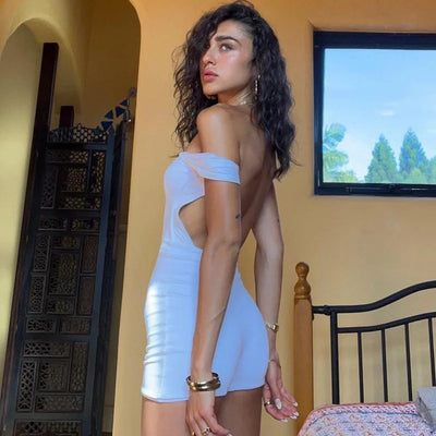 Short Sleeveless Jumpsuit Dress