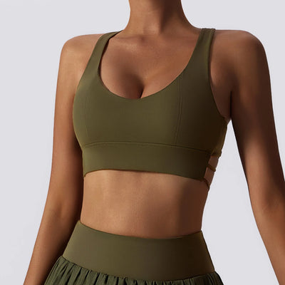 Cross Back Sports Bra