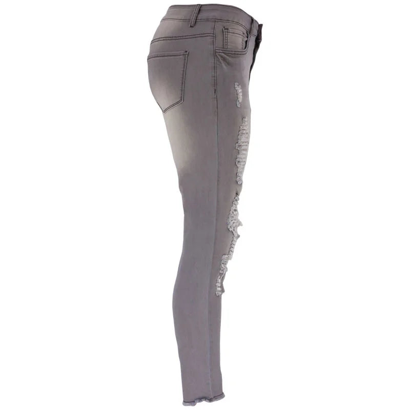 Stretch Ripped Skinny Jeans