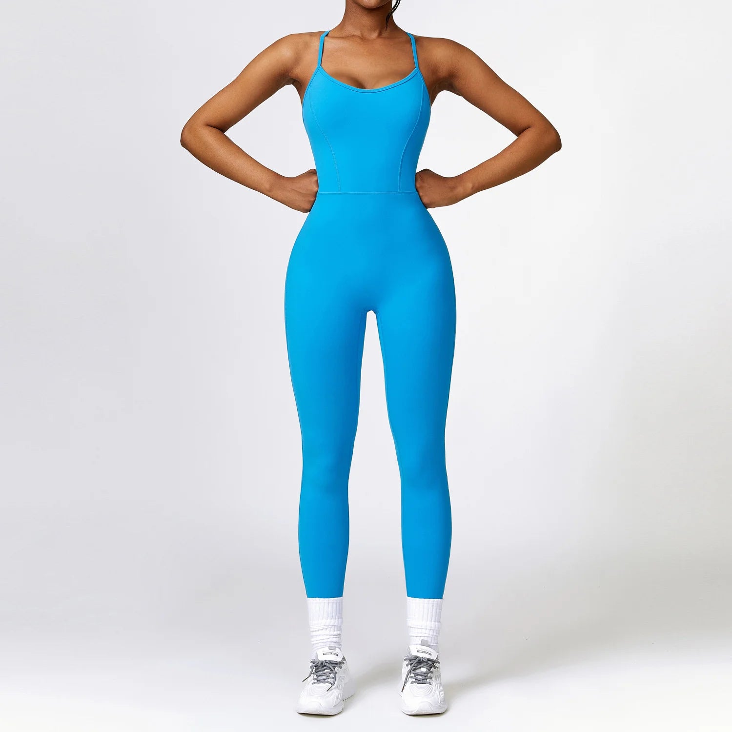 Sport Jumpsuit With Bare Back