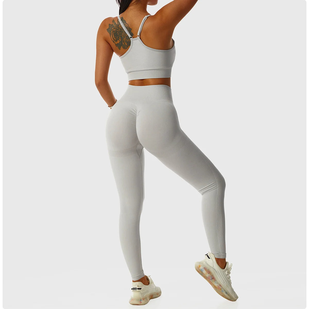 Fitted Crop Top With Thin Straps