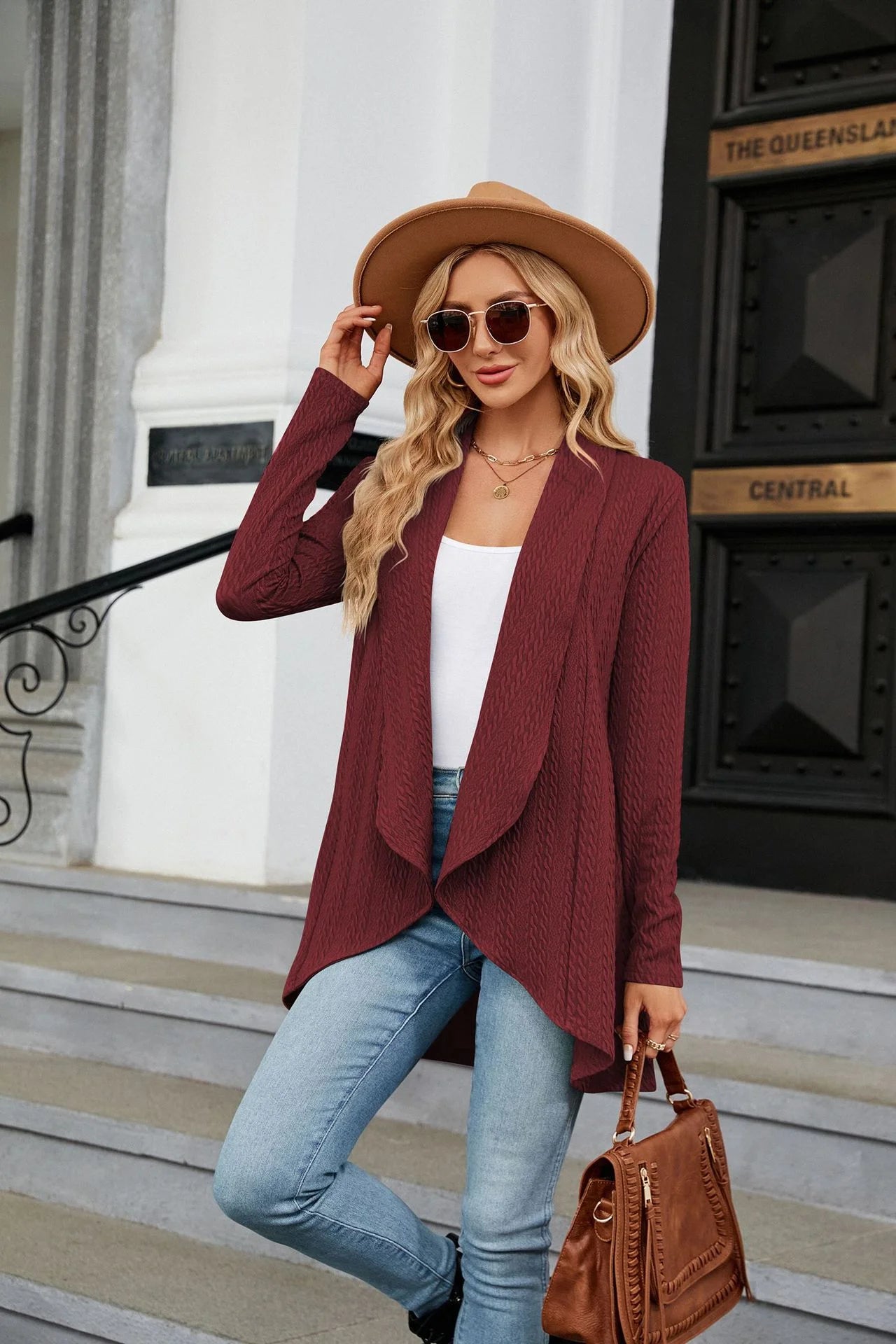 Loose Cardigan Without Pockets