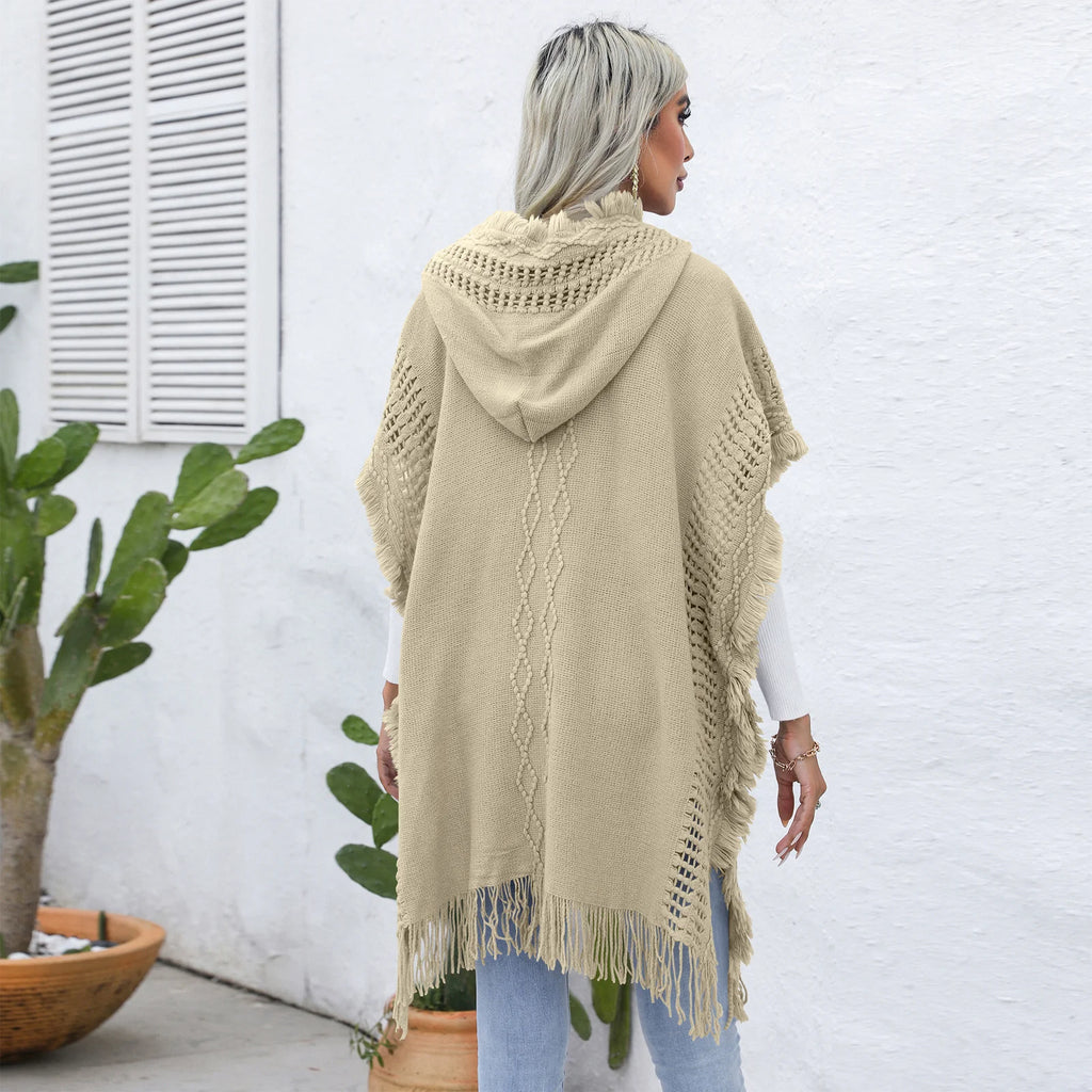Long Sweater Vest Cloak Jacket