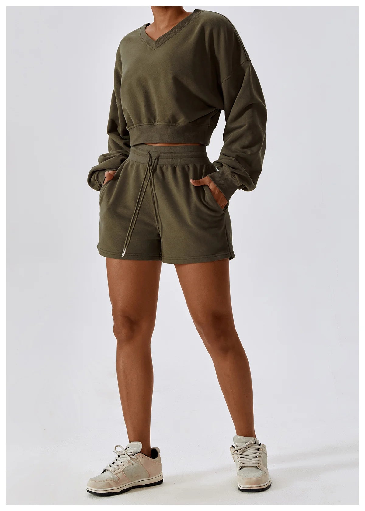 Loose Sport Shorts With Drawstring