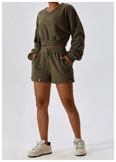 Loose Sport Shorts With Drawstring