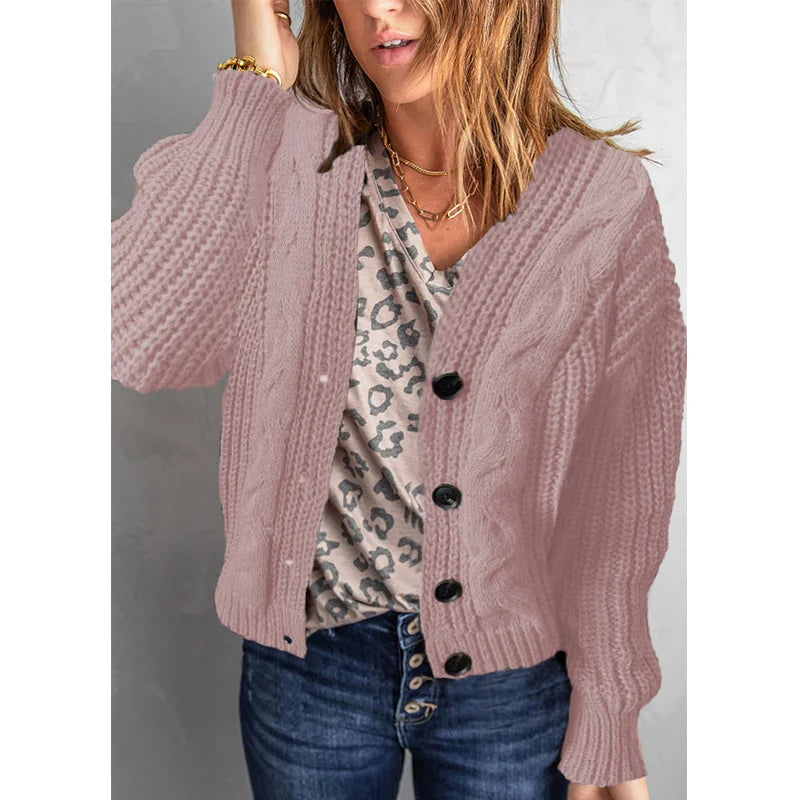 Knitted Cardigan Sweater Jacket