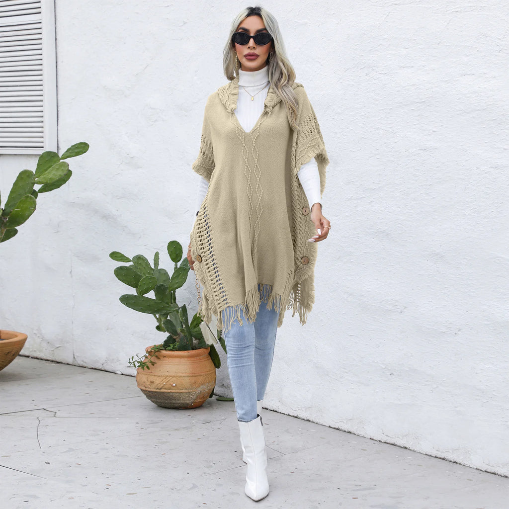 Long Sweater Vest Cloak Jacket