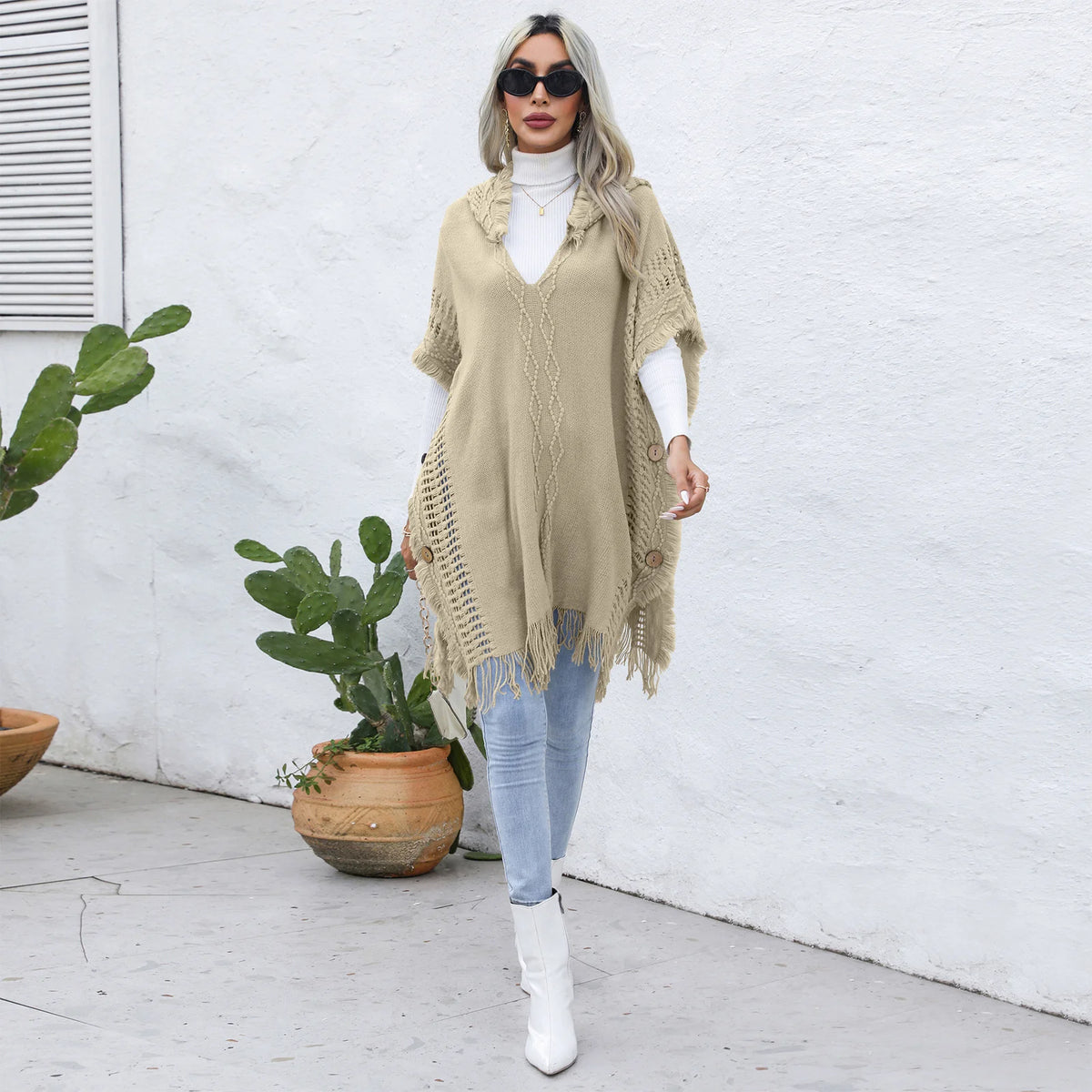 Long Hooded Sweater