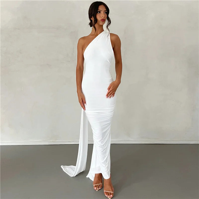Backless Halter Bodycon Dress