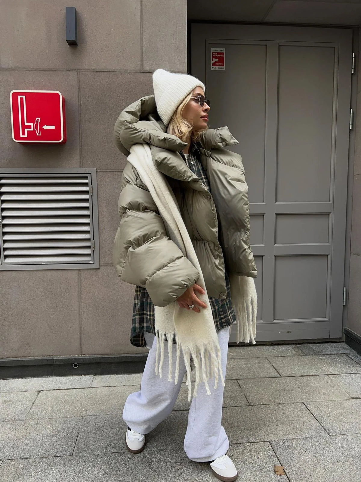 Cotton Padded Jacket Short Hooded