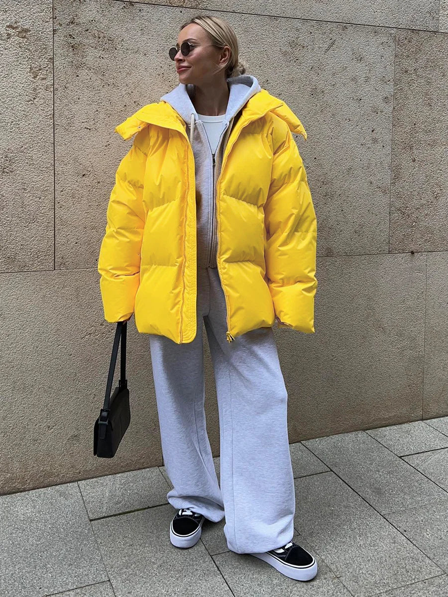 Cotton Padded Jacket Loose