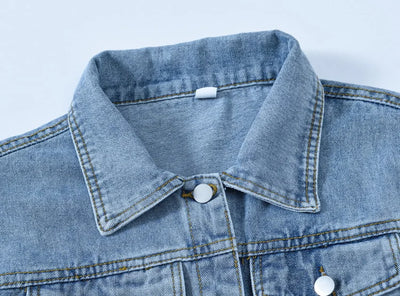 Retro Blue Jeans Jacket