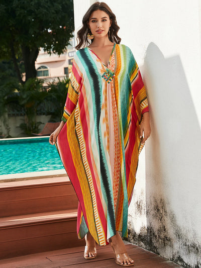 Cotton Printed Beach Robe