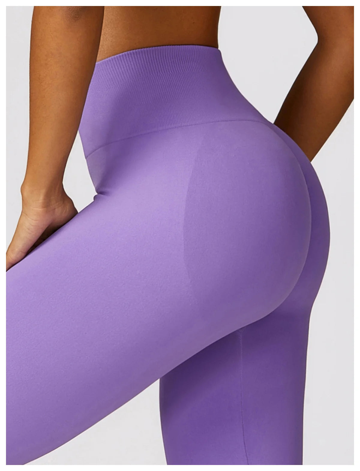 Tight Sport Pants With Wide Leg And Seamless