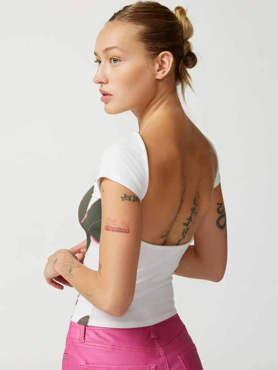 Backless Slim BM Blouse