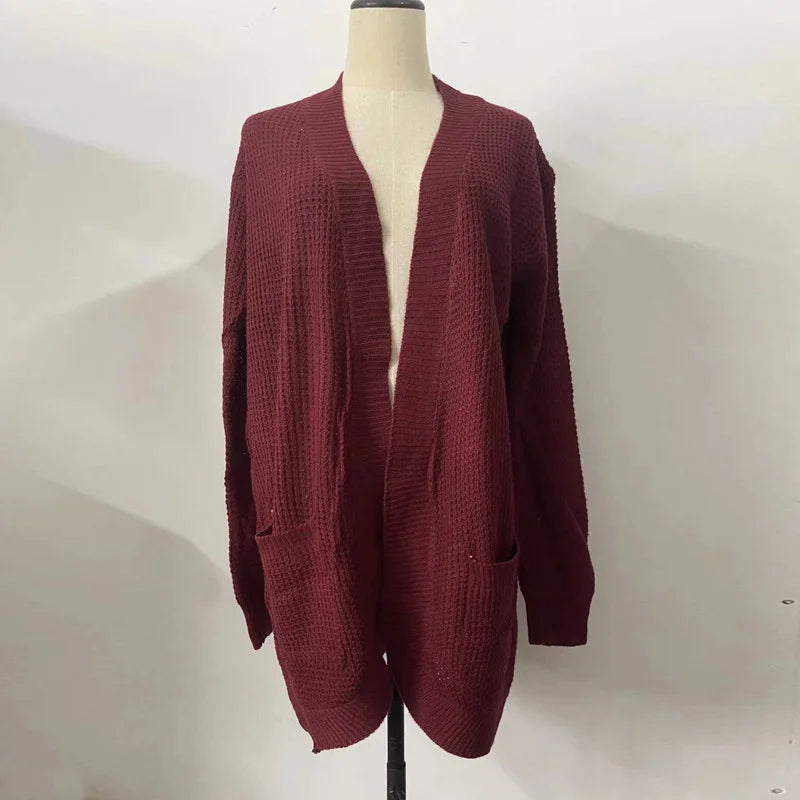 Knitted Sweater Jacket Top