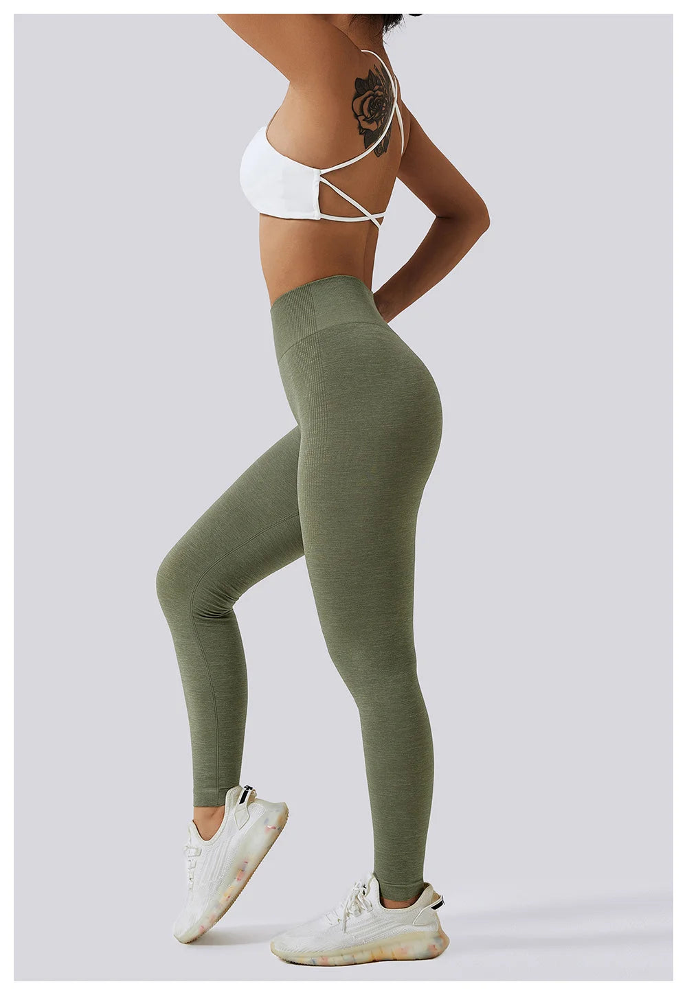 High Waist Quick Dry Gym Pants Running Sports Leggings