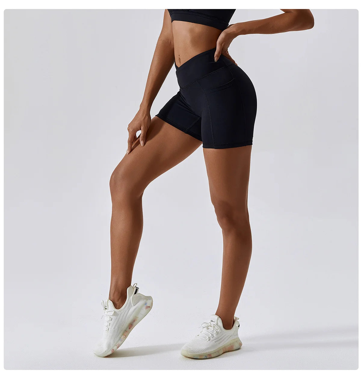 Cross Waist Quick Dry Sports Shorts