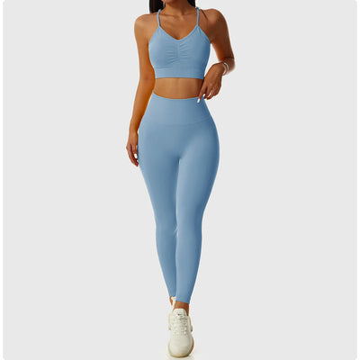 Fitted Crop Top With Thin Straps