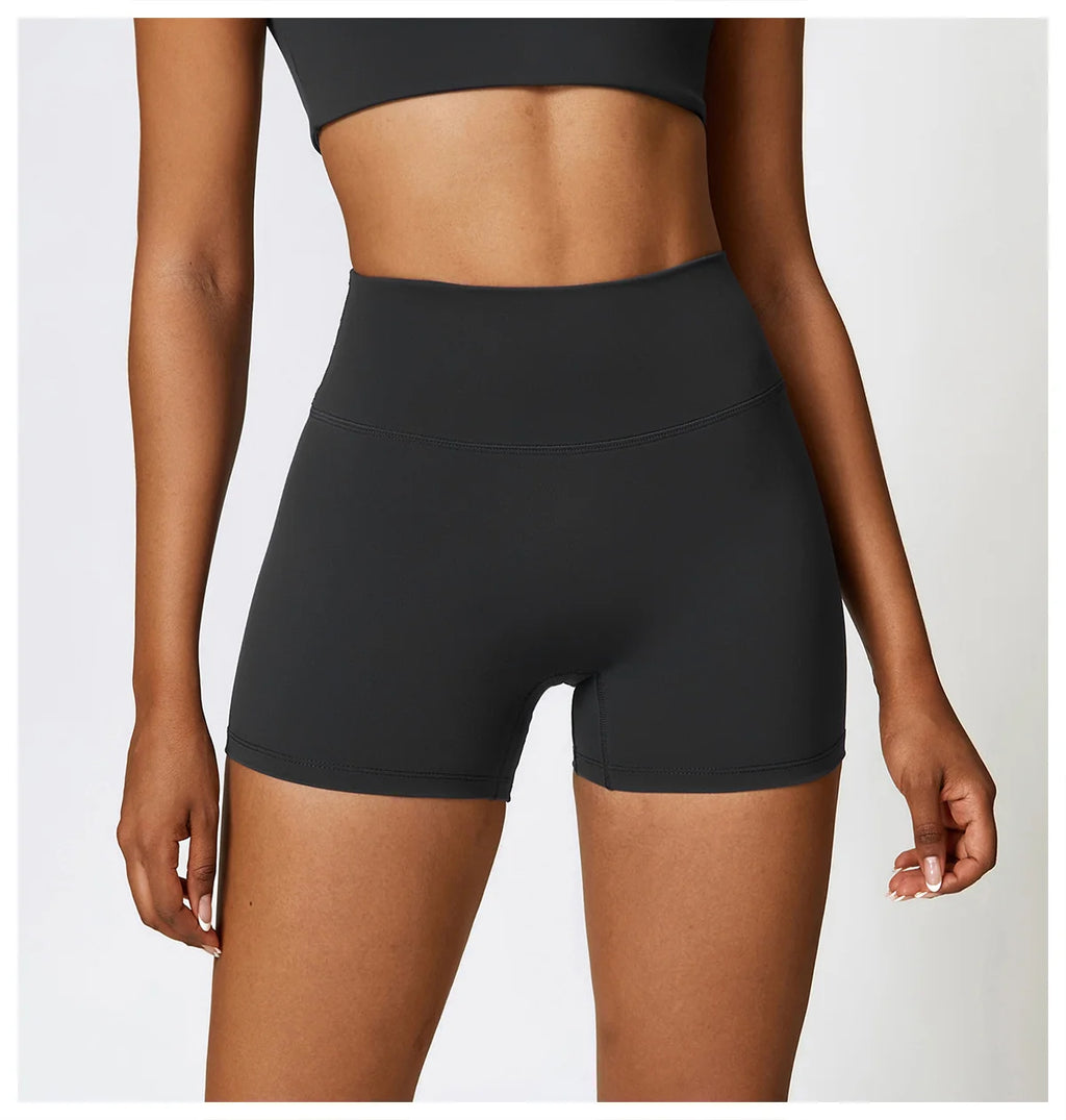 High Waist Sports Tight Shorts