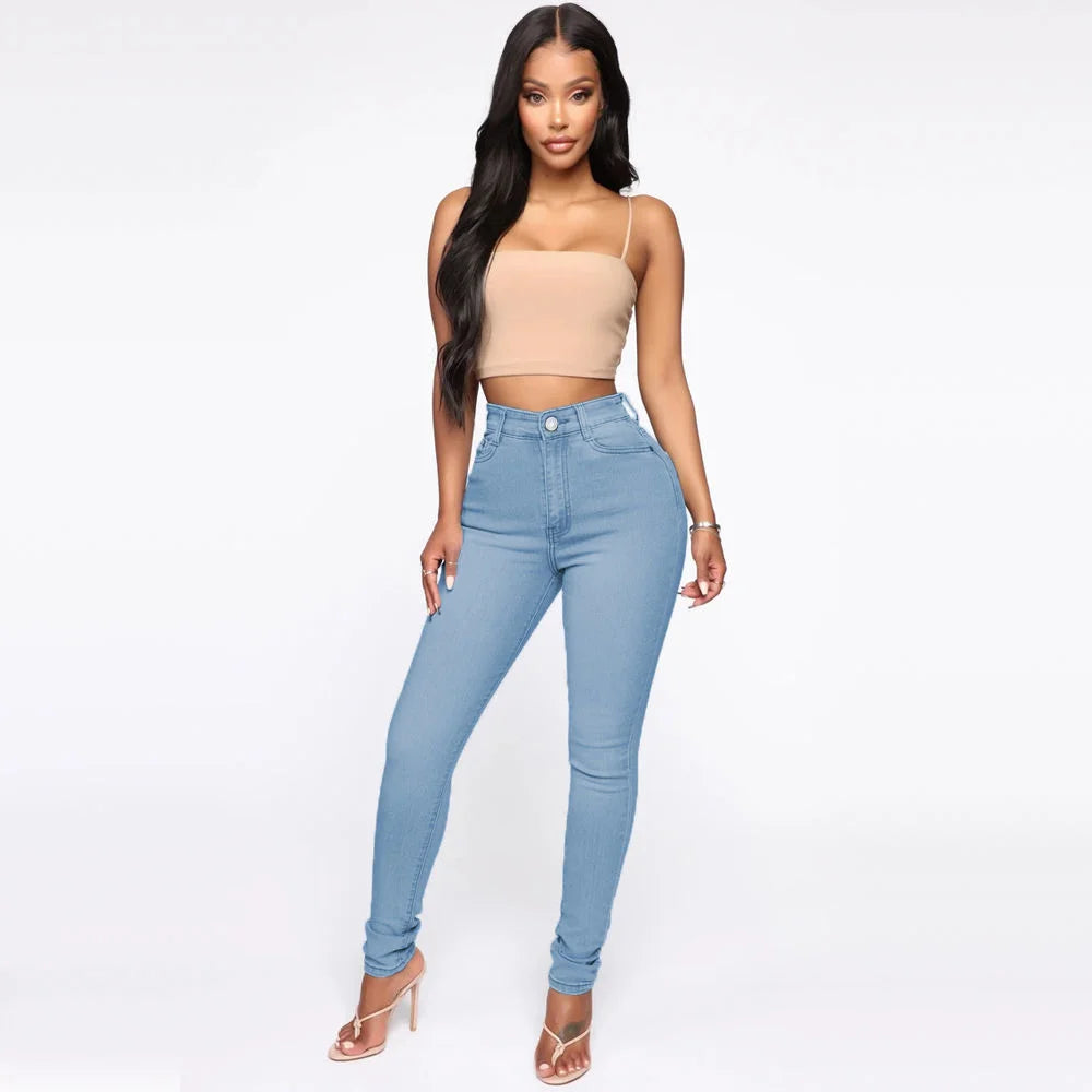 Buttocks Sexy Buttocks Jeans High Waist Pencil Pants