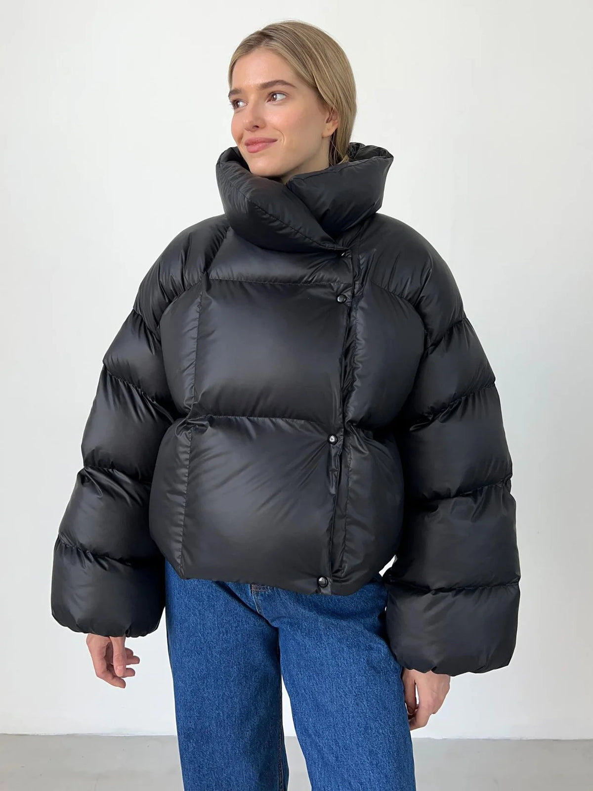 Cotton Padded Jacket Short Hooded