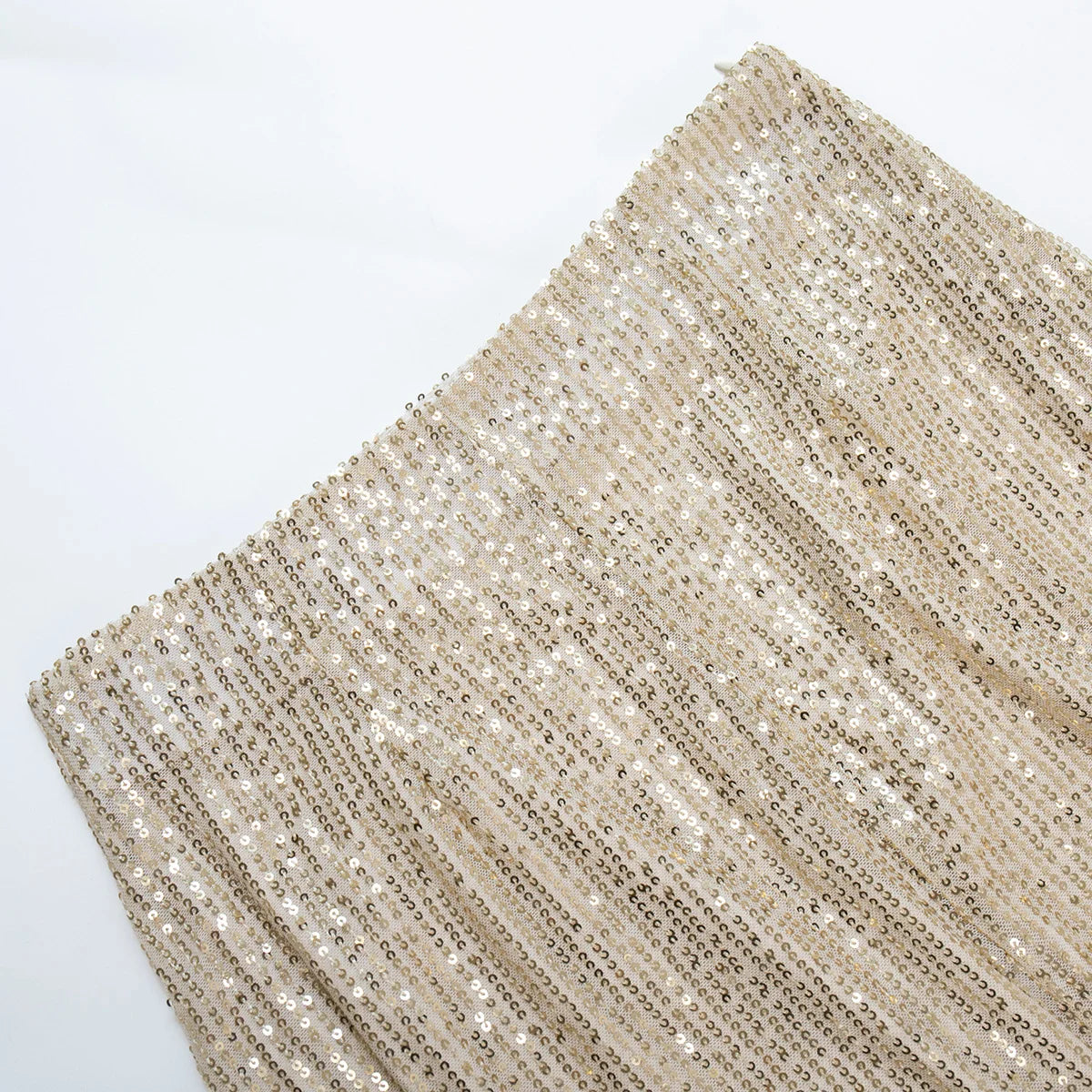 Ladies’ Street Trend Long Sexy Sequined Skirt