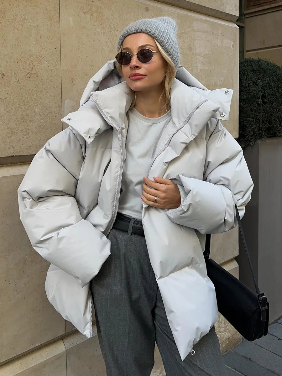 Cotton Padded Jacket Loose