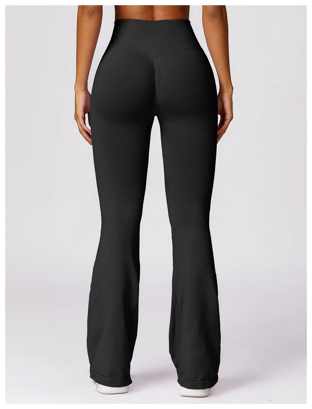 Tight Sport Pants With Wide Leg And Seamless