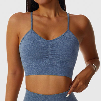 Fitted Crop Top With Thin Straps