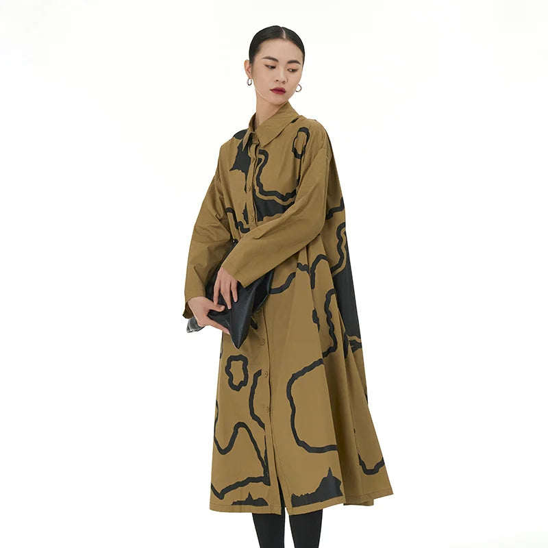 Plus Size Women’s Loose Slimming Dress