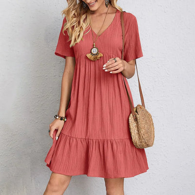 A Short Sleeved Dress
