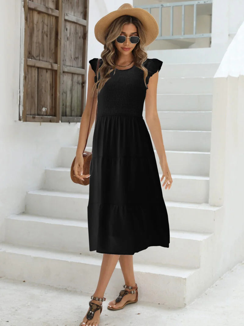 Burst Wish High Waisted Temperament Commuter Girl Dress