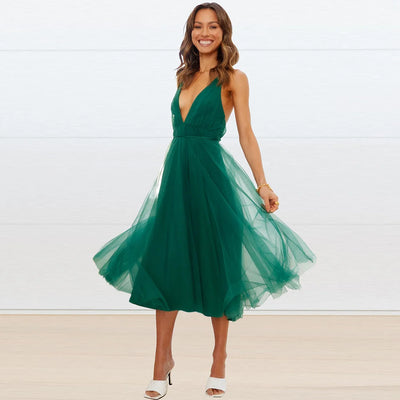 Gauze Flowing Dress