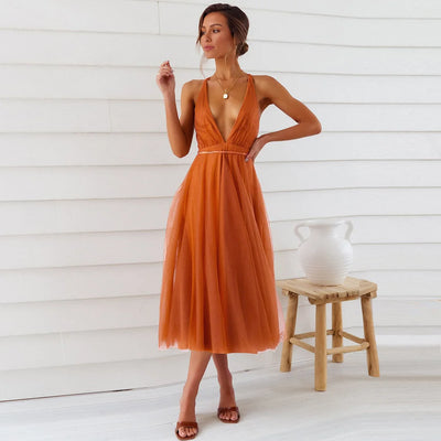 Gauze Flowing Dress
